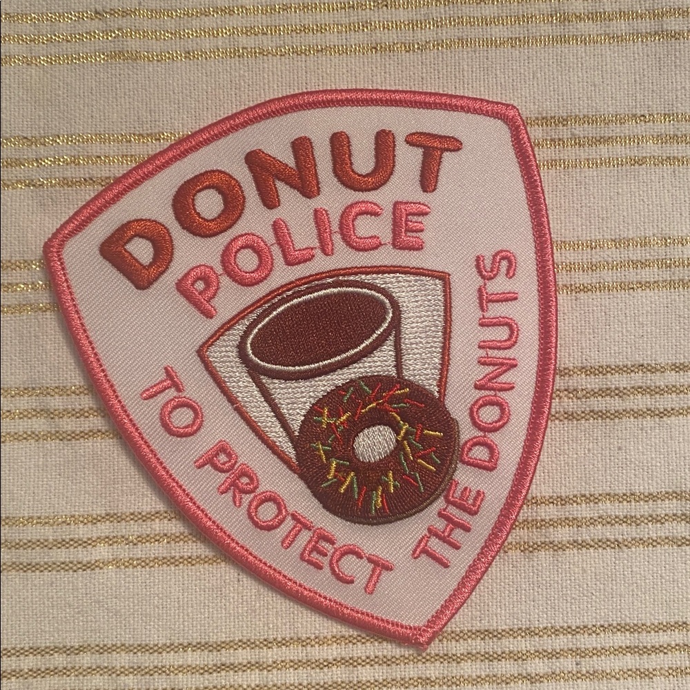 Donut Police Embroidered Patch